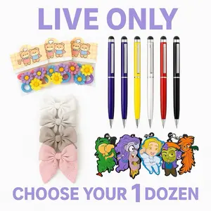 1dz ONLY LIVE Variety Accessories Set CHOOSE YOUR ONE DOZENS MIX AND MATCH Assorted Designs Selections Done Live Colorful Marker Pen