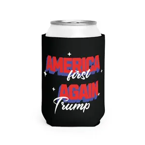 Black Trump Can Cooler Sleeves – Keep Your Drinks Cool & Show Your Support in Style