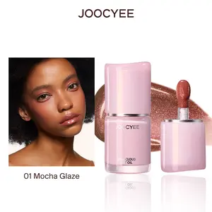 JOOCYEE Megacloud Tint Oil - Cosmetic Lip Care Gloss for All Skin Types, Single Item, Glossy Mirror Finish, Hydrating, Translucent, Long-Lasting, Hypoallergenic, Repairing, Shimmery, Beginner-Friendly, Date Night Gift