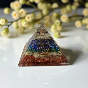 7 Chakra Orgone Pyramid