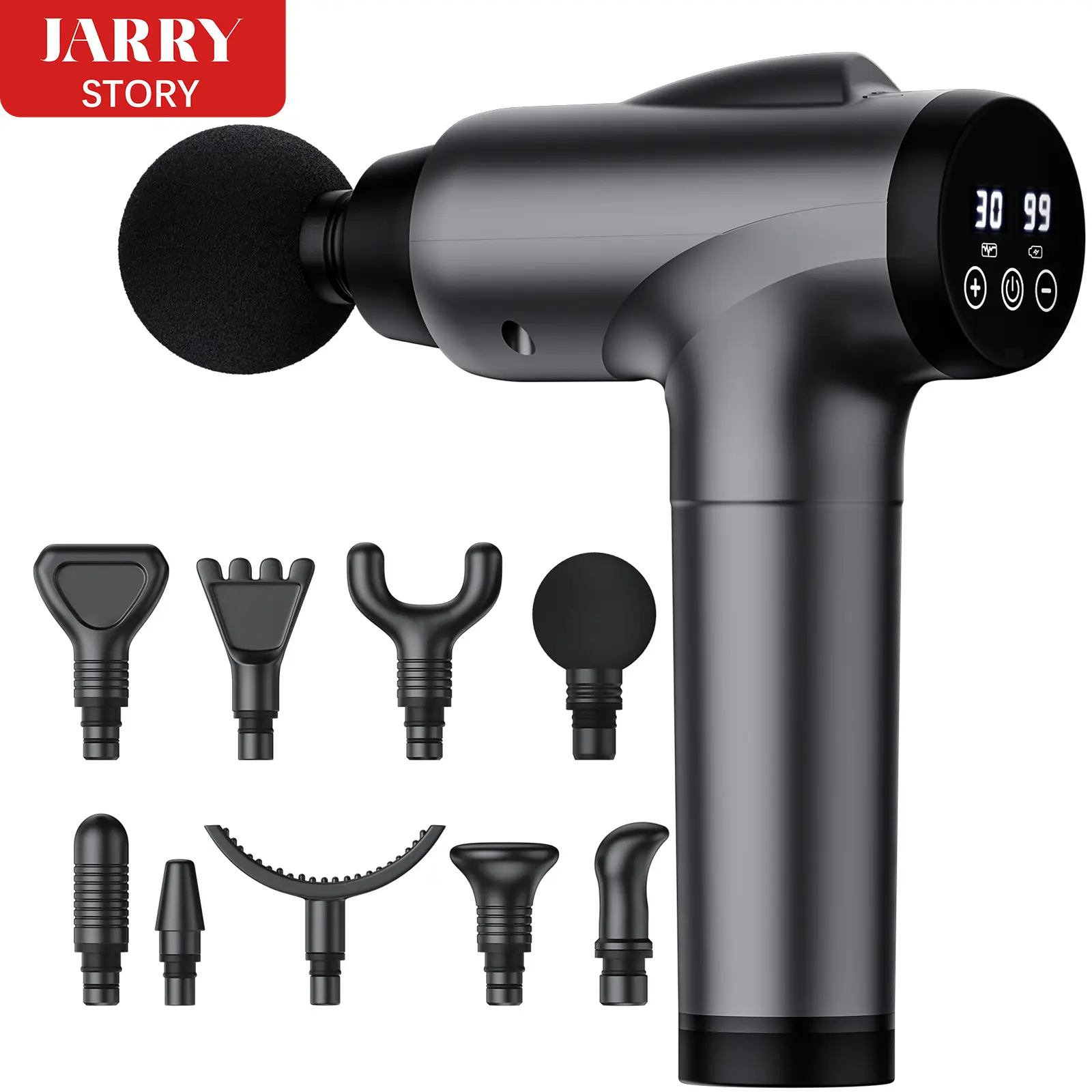Deep Tissue Massage Gun M68-7, 9 Heads 30 Speed  for Knee Foot Neck Back, Massage Device for Pain Relief & Recovery, Perfect Gift, summerhairstyles, #summerwins