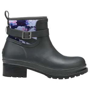 Muck Boot Womens Liberty Ankle Pull On Rain Casual Boots Ankle Low Heel 1-2" - Grey