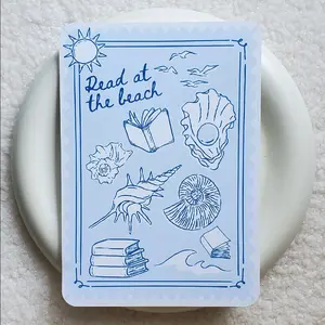 Read at the Beach Summer Kindle Case Insert