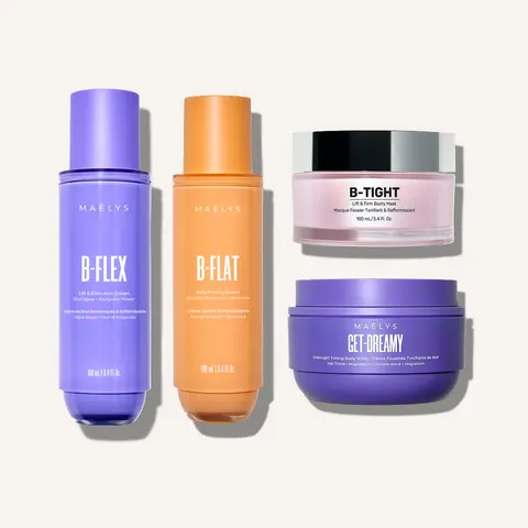 MAËLYS SLEEP & FIRM 24-Hour Bundle | Save $32 on 4 Full-Size Products| All Over Body Toning, Plus Targeted Belly, Booty and Arm Firming