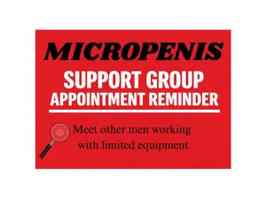 Anonymous Vertical Cards Prank Postcard - Tiny Member Support Group Themed, Anonymous Mailing Gag Toy Gift for Office Coworkers