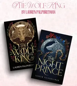 The Wolf King & The Night Prince Paperback Books | Fantasy Romance Series by Lauren Palphreyman | Single Book or 2-Book Set