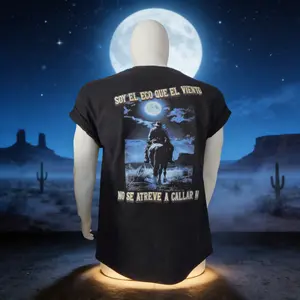 "I Am the Echo" Western Night Graphic Tee