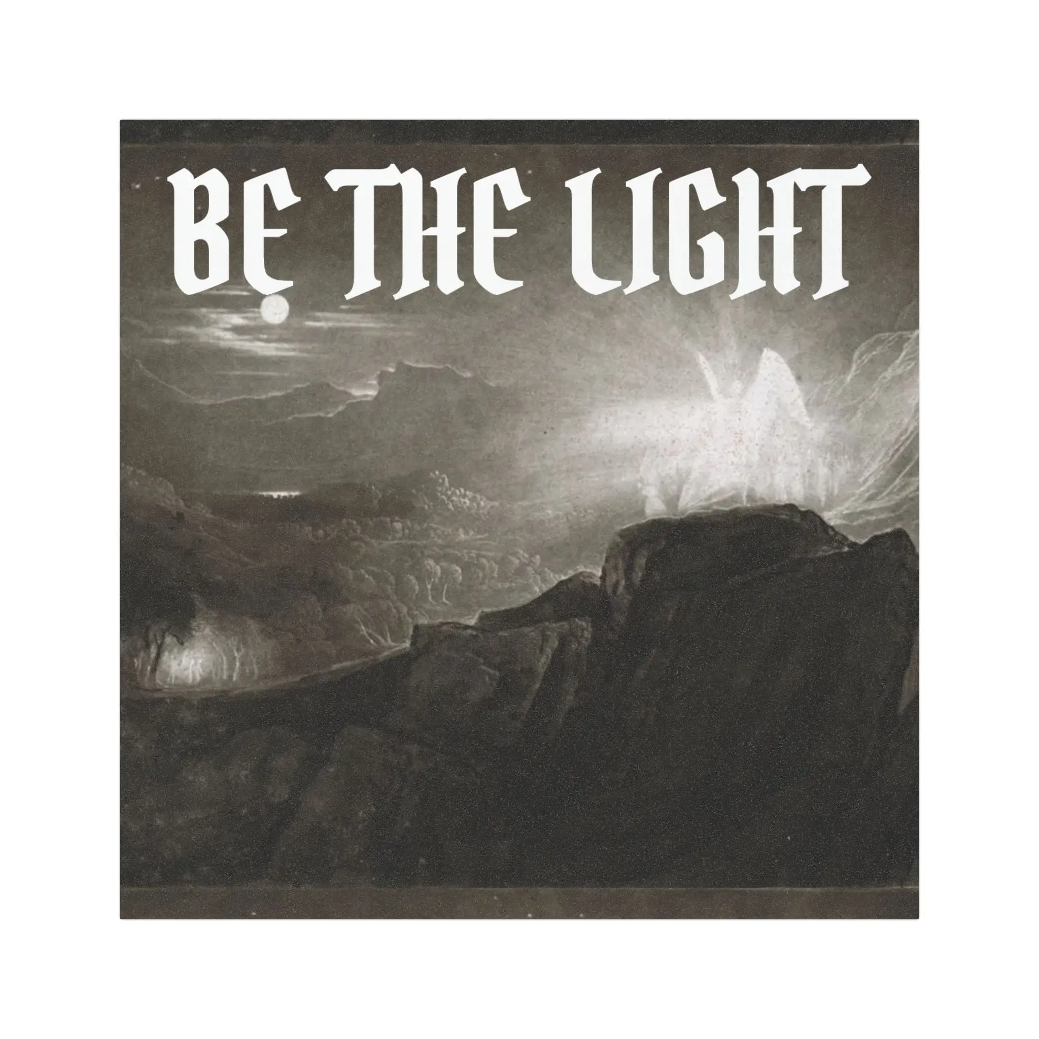 Be the Light Car Magnet — Glowing Angel Magnet