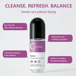 CAGYVOIM Fresh Intimate Skin Spray – Odor Control, pH-Balanced & Itch Relief | Instant Feminine Freshness Spray