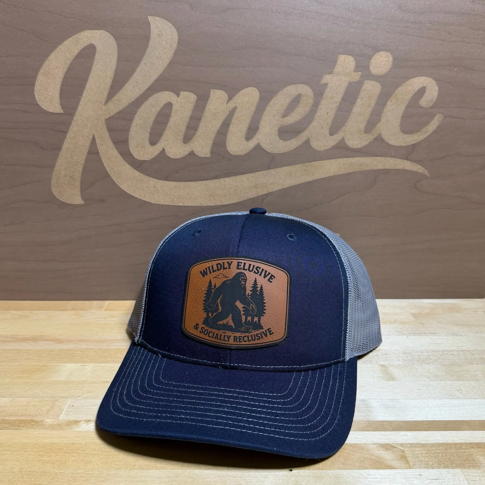 Wildly Elusive Socially Reclusive Bigfoot Patch Hat