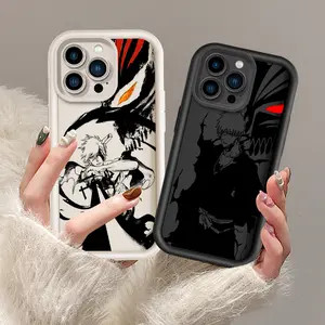 Kurosaki Ichigo Eye Ladder Bleach Anime TPU Phone Case For iPhone 17 16 15 14 13 12 11 XS  X Pro Max Plus