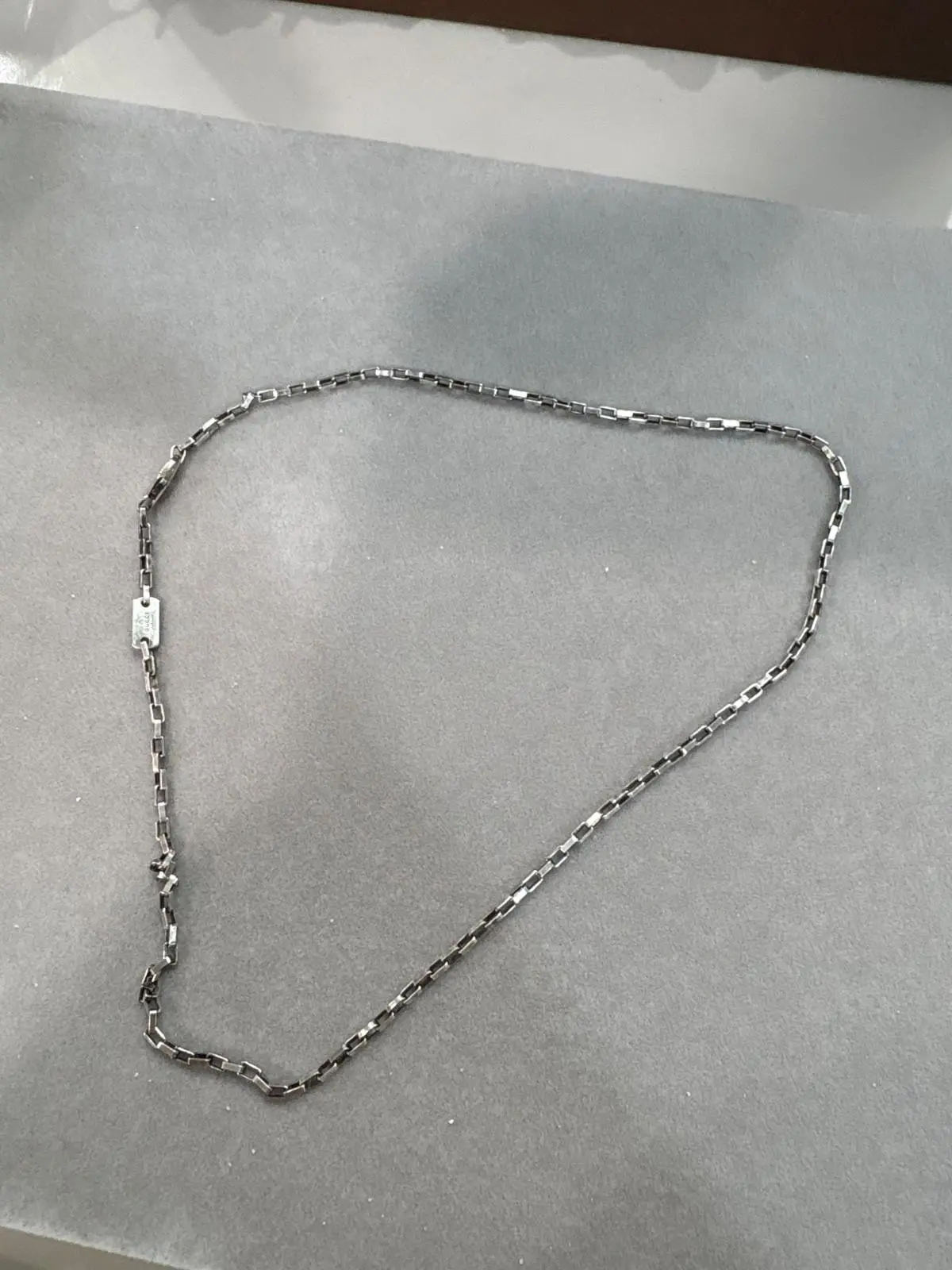 Pre-owned Gucci Silver Chain Necklace ️ $399