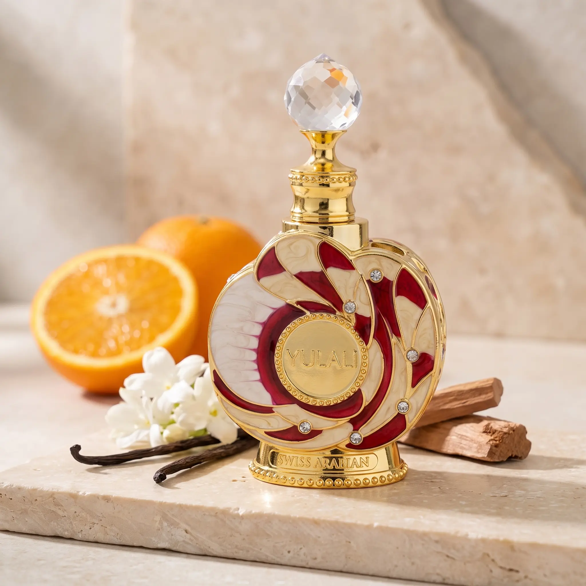 Swiss Arabian Yulali for Women - 0.5 oz Parfum Oil, Fragrances, sandalwood & vanilla base,Winter perfume oil,Nourishing,long lasting