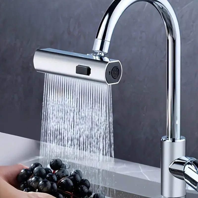 1pc Multifunctional RV Kitchen Universal Three Water Outlet Modes Kitchen Sink and Bathroom Sink Faucet Replacement Accessories Faucet Adapter, Bathroom Washbasin Faucet, Sink Faucet Replacement Accessories, Household Essentials