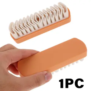 Suede Shoe Brush and Eraser Soft TPR Crepe Brush for Cleaning Suede Nubuck Boots Shoes Jackets and Leather Care