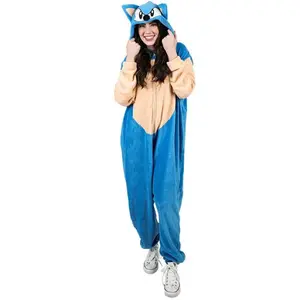 Sonic the Hedgehog Adult Cosplay Union Suit