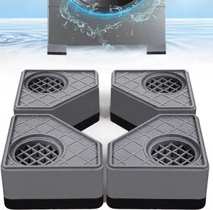 4Pcs Washing Machine Anti-Vibration Pads, Dryer Stabilizer Support Legs (1.8in Height Increase) - Stops Movement, Prevents Noise & Vibration Transfer