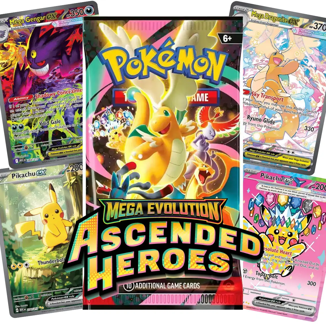 Pokemon Mega Evolution Ascended Heroes Booster Pack
