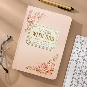 One Minute with God for WoMen, 365 Days Devotional Journal, Portable Daily Reflections NoteBook, Perfect Gift for Holidays Birthdays Christmas New Year, Self Improvement Journal, Mother's Day Gifts