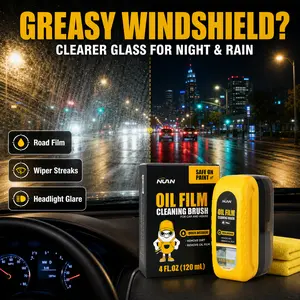 【Festive Offer】NUAN Pro-Grade Car Glass Oil Film Remover - Anti-Rain Hydrophobic Coating