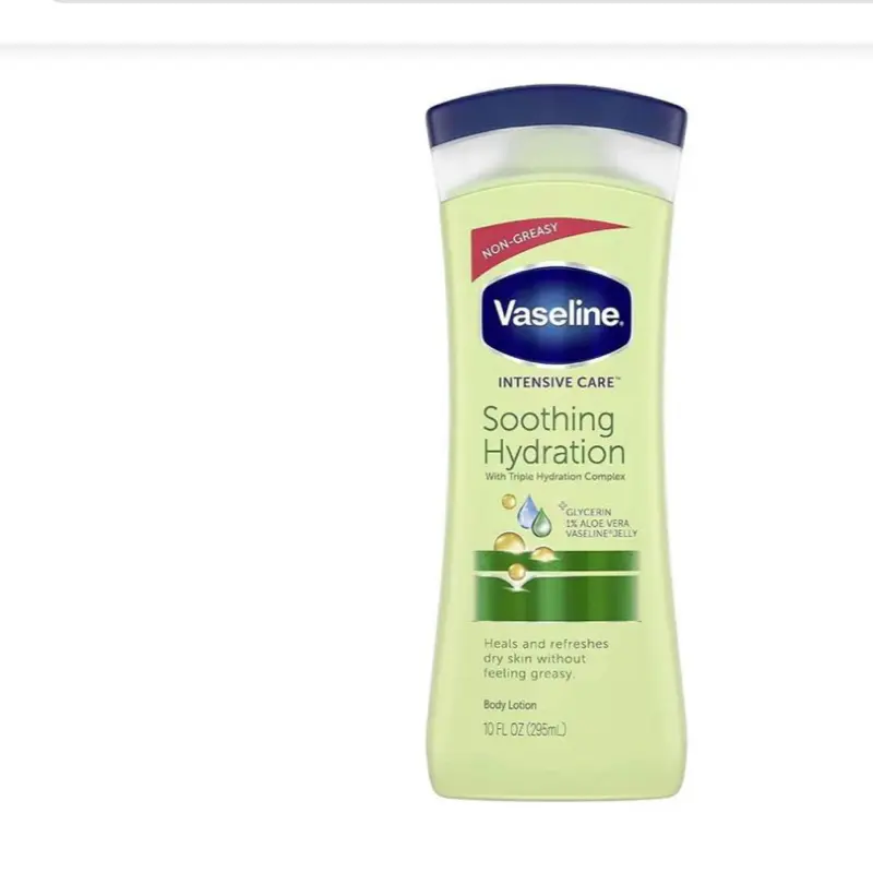 Vaseline Intensive Care Soothing Hydration Lotion, Dry Skin Moisturizer, 10 oz, 6-Pack