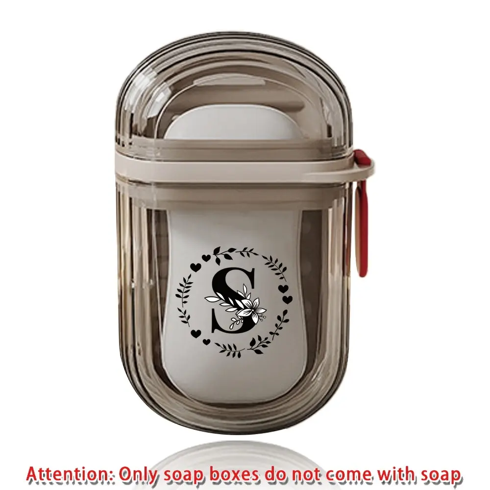 Portable Durable Compact Soap Case, Reusable Plastic Soap Box for Travel, Easy-To-Clean Design, Ideal for Bathroom Storage