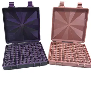 3D Printed Vial Case Holds 100 x 3ml Vials - Premium Storage for Peptides & Lab Samples - Made in USA - Secure Snap-Close Design - Durable Lightweight Plastic - Modern Aesthetic & Precision Fit