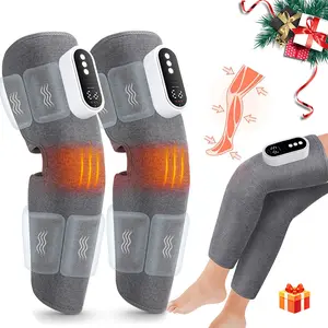 1 Pair Electric Leg Massager with Heat and Compression, Full Wrap Massage, 3 Modes, 3 Temperature Settings, Calf Leg Muscle Relaxation, Holiday Gift, Relaxation Aid