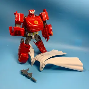 Transforming Fire Truck Robot Toy, Durable Hero Mech Warrior for Kids, Ideal Christmas Gift for Boys, Fun and Educational Playtime