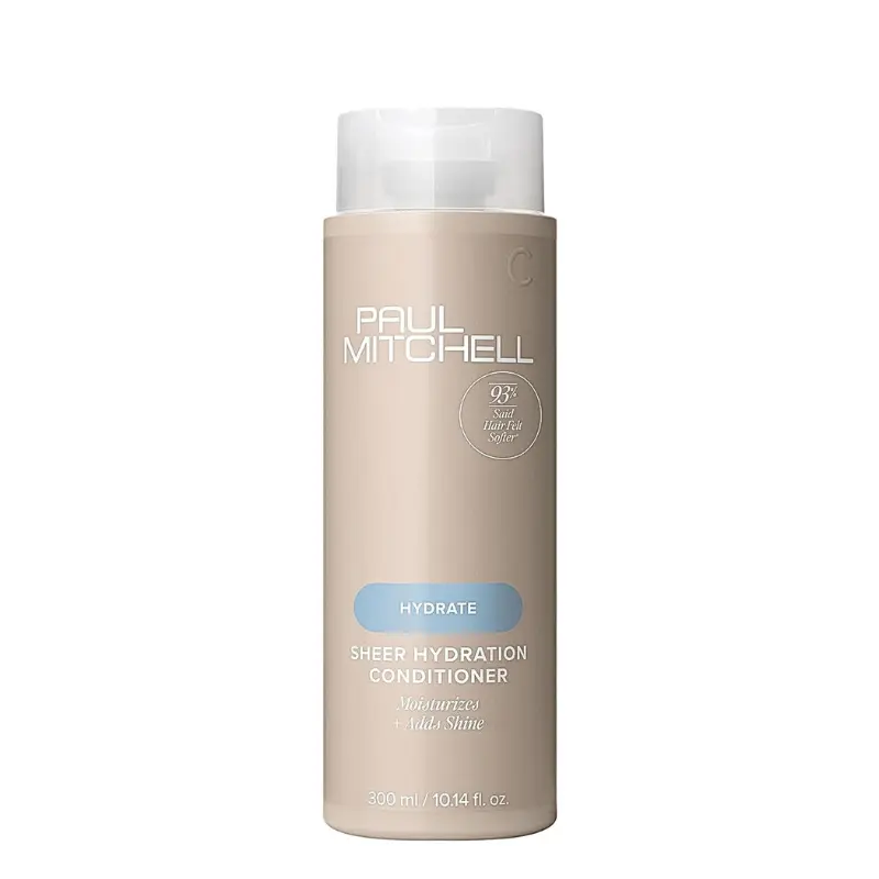 Paul Mitchell Sheer Hydration Fragranced Hair Cleanser - Regular Edition, Paraben-Free, Formaldehyde-Free, Infused with Shea Lemon Lavender & Mint, Moisturizing Haircare for Dry Hair, Repairs Strands, Adds Shine, UV-Protective, Fragrance, Single Item, Hyd