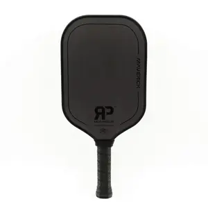 Maverick | Raw Carbon Fiber Pickleball Paddle with High-Grade Performance Honeycomb Core | Thermoformed | Foam Injected Edges for Larger Sweet Spot | More Power and Control