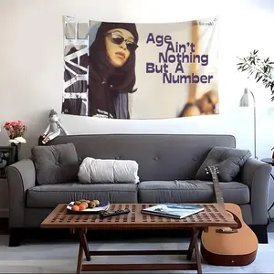 Pop singer A-aaliyah Flags Custom Camping Outdoor Garden room Bedroom Decor Party Backdrops Wall Art Family Gifts Wall Hanging Tapestry