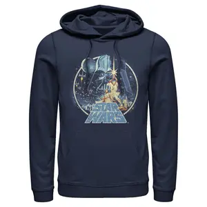 Men's Star Wars Classic Scene Circle Pull Over Hoodie