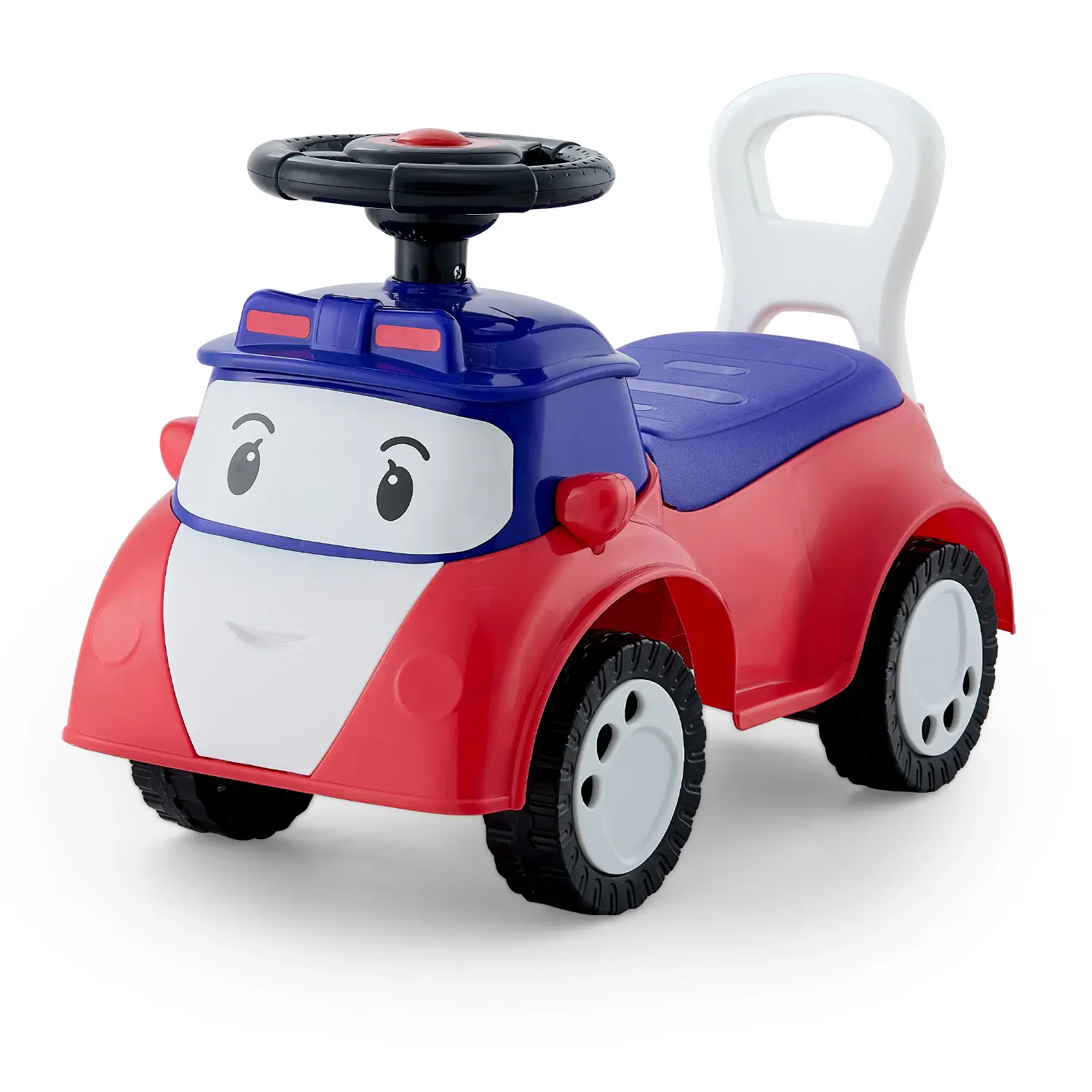 VEVOR Ride On Toddler Push Car,  Push Car for Toddler 19 to 36 Months, Kids Ride On Toy with Music & Under-seat Storage, 55 lbs Load Capacity, Foot-to-Floor Walker for Toddlers Boys Girls, Red
