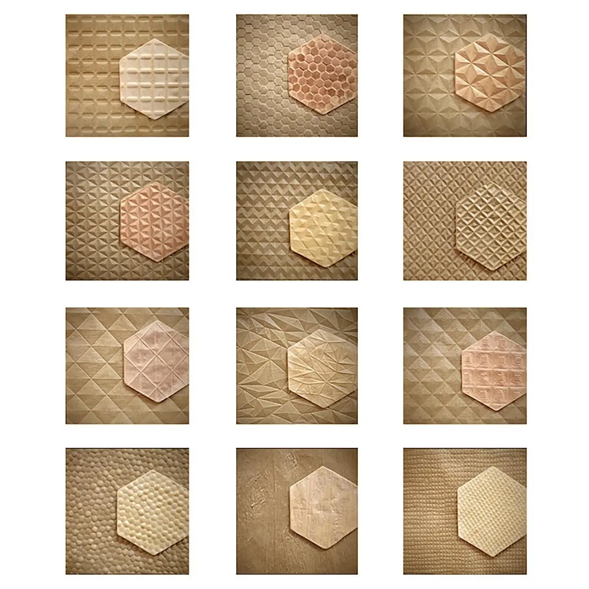 Parchment Texture Sheets - Combo Set of 12 Sheets