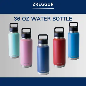 ZREGGUR 36 OZ(1065ML) WATER BOTTLE