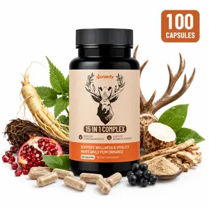 2026Arctic Herb & Reindeer Organ Blend,15-in-1 Complex Supplement for Men, Daily Support for Energy, Stamina,Circulation,Endurance & Overall Wellness  Healthcare  Natural Supplement 100 Capsules outdoorfun