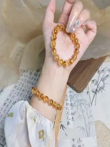 Citrine bracelet, fortune-bringing and luck-attracting bracelet, Exquisite bracelet, birthday gift for women