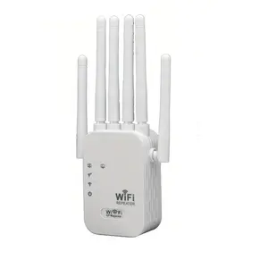 Wireless Network Extender 1200mbps Dual Band WiFi Signal Booster, Covers 8,000 Sq Ft, Supports 45 Devices, Home Repeater with Ethernet Port