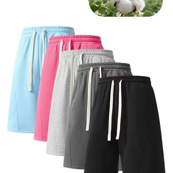 Men's Solid Pocket Waist Shorts, Lightweight Breathable Shorts, Casual Breathable Comfortable Shorts for Running Gym Workout, Men's Bottoms for All Seasons
