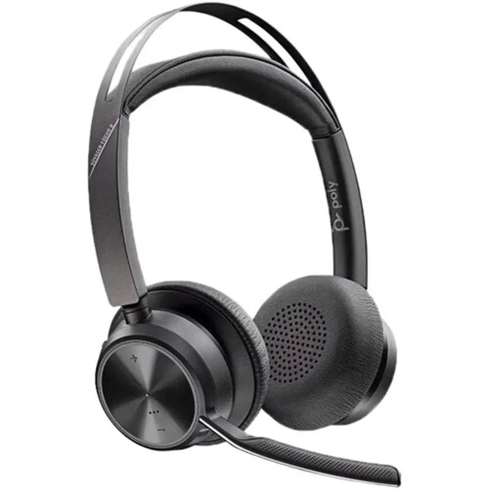 Poly Voyager Focus 2 Microsoft Teams Certified USB-C-C Headset +USB-C/A Adapter