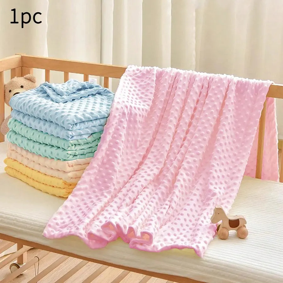 1pc Baby Bean Blanket, Soft Skin-Friendly Nap Blanket, Multi-Functional Soothing Bean Cover, Infant Bedspread, Comfortable & Cozy, Multipurpose Comfy Bedding, Soft Warm Bedding, Gentle Soft Bedding