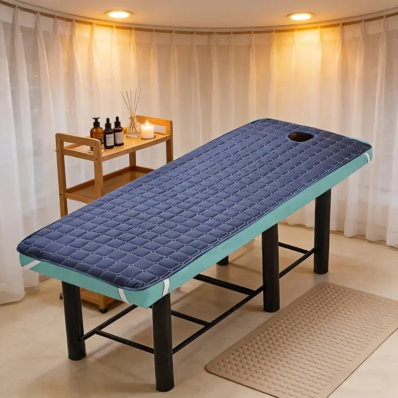 Beauty Salon Therapy Bed Mattress, Thick High Elastic Sponge, Anti-Slip Breathable Easy to Clean, Comfortable Massage Bed Mat