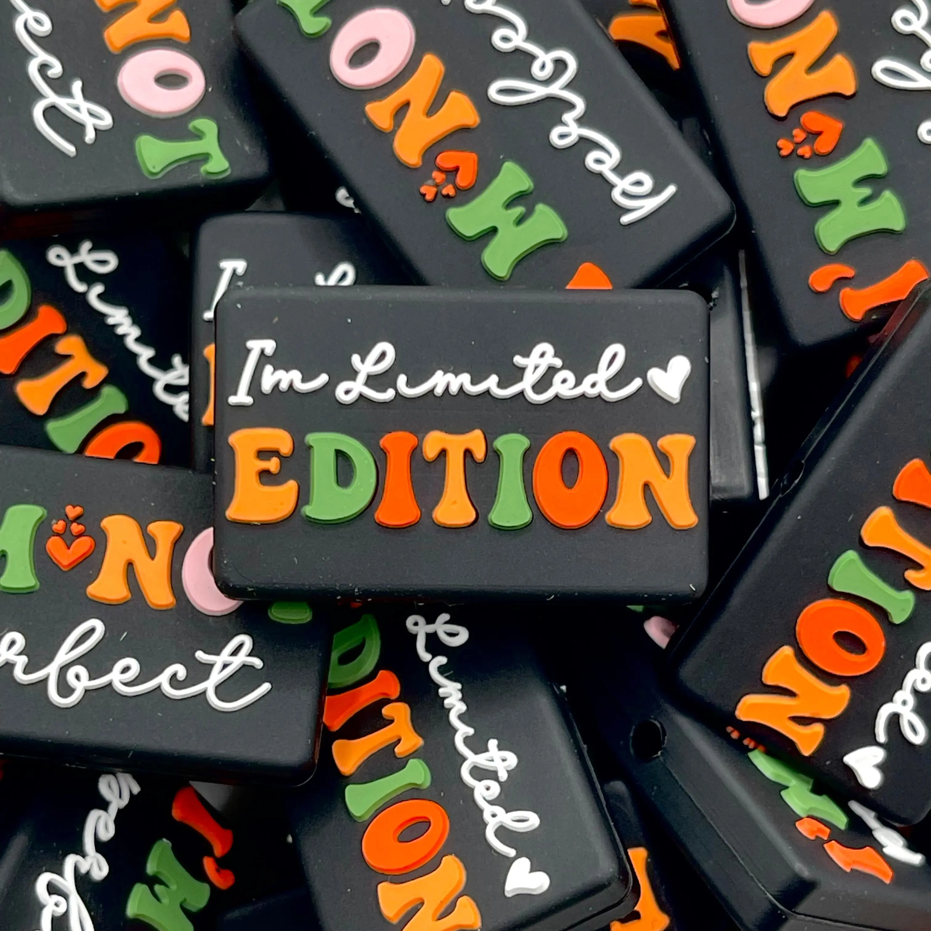 1pc I'm Limited Edition Silicone Focal Beads - Beading & Crafting DIY