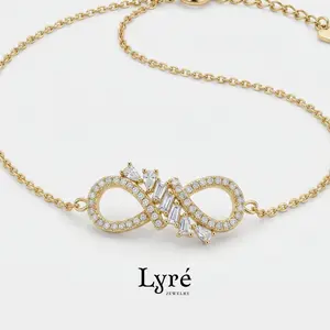 Eden Infinity Baguette Anklet