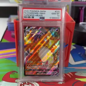 Pokemon Charizard VMAX 020/189 Darkness 2020 SWSH GEM MT 10 51866403 PSA 10 Slab