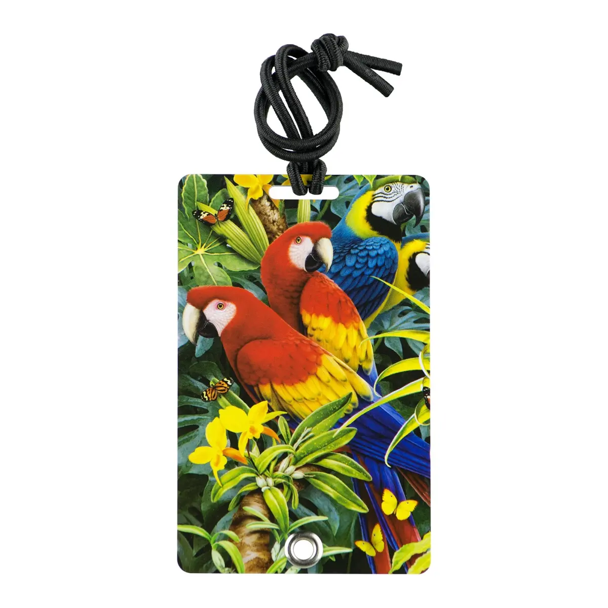 212 MAIN PVC Luggage Tag (2031 Style) - Bag Charm Keychain, Backpack Accessory with Hidden Info, Rivet Fastener, Secure Hold for Backpacks, Pet Carriers, Backpack Accessories