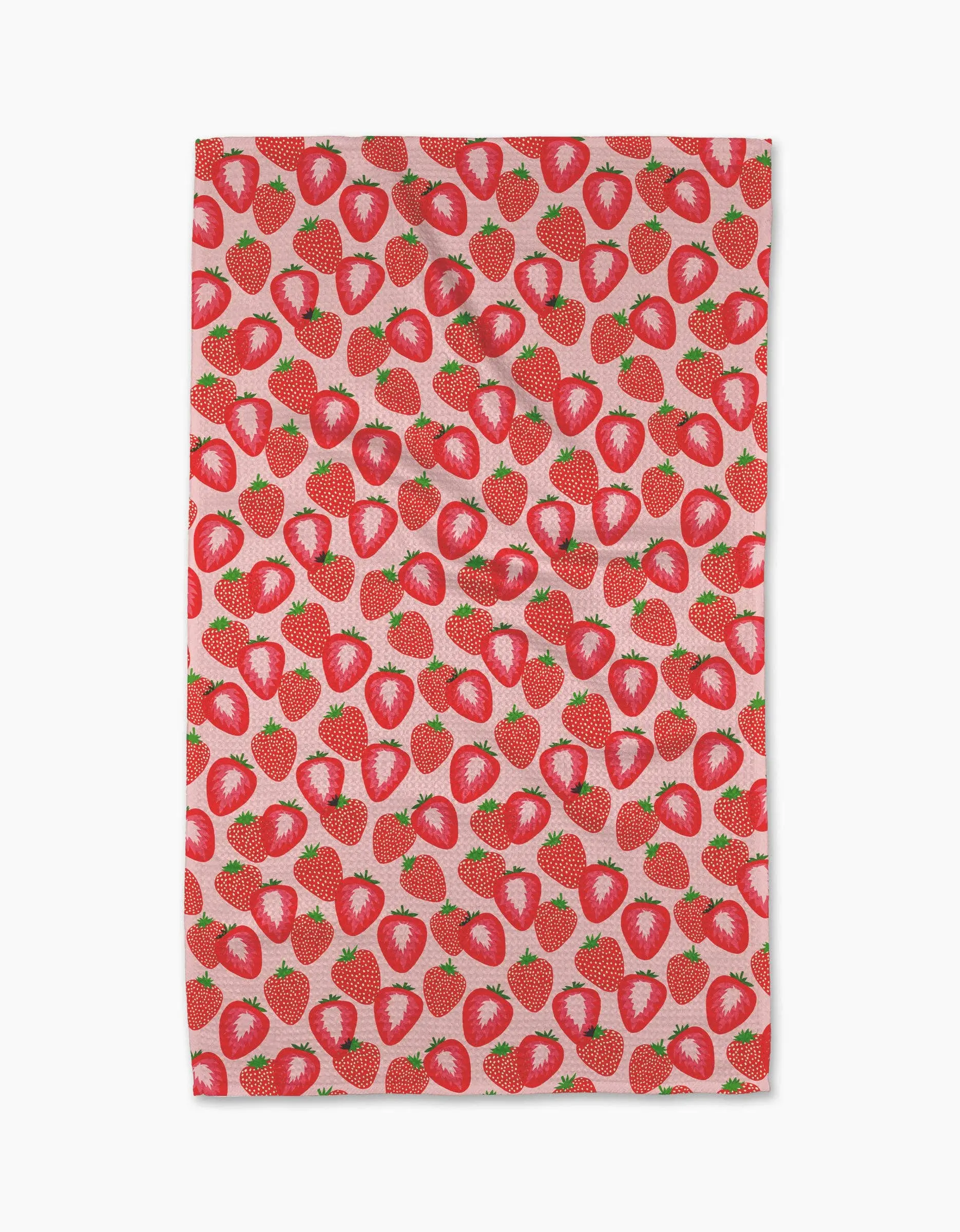 Geometry Brand So Many Strawberries Kitchen Tea Towel