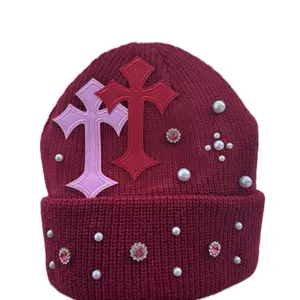Custom Hats Crosses,Gems,Marble Rocks,Diamonds even Text !!!