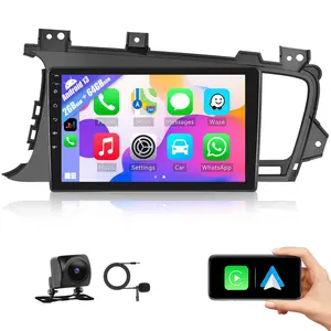 9" Android 13 Car Stereo for Kia Optima K5 2010-2013, IPS Touchscreen, Wireless Carplay & Android Auto, GPS Navigation, WiFi, Bluetooth, FM/RDS, Mirror Link, SWC, AHD Backup Camera